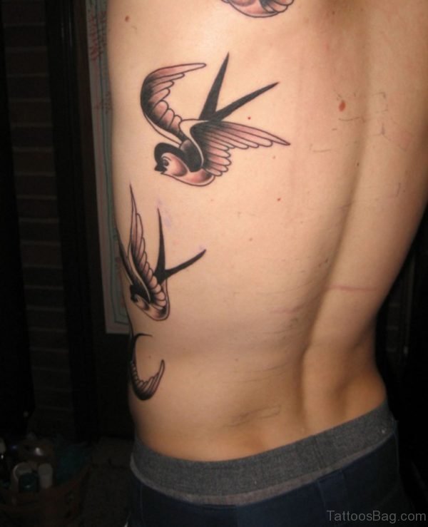 Bird Tattoo On Back