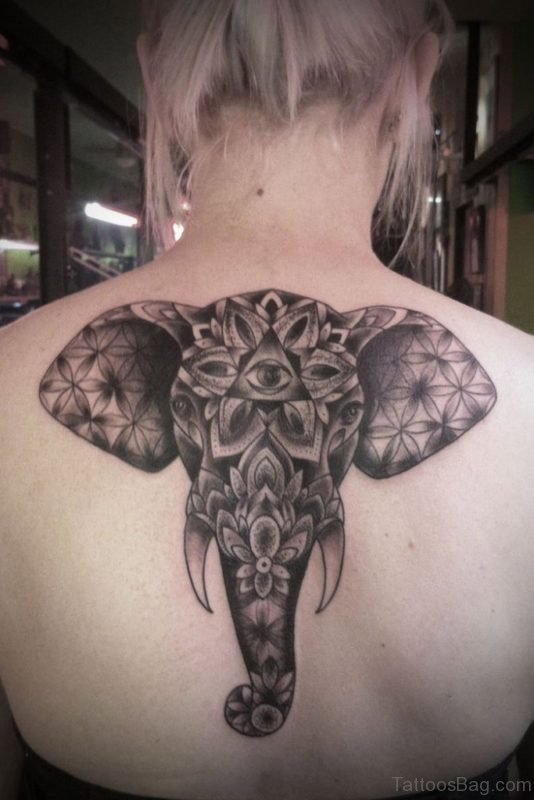 Black Mandala Tattoo Design