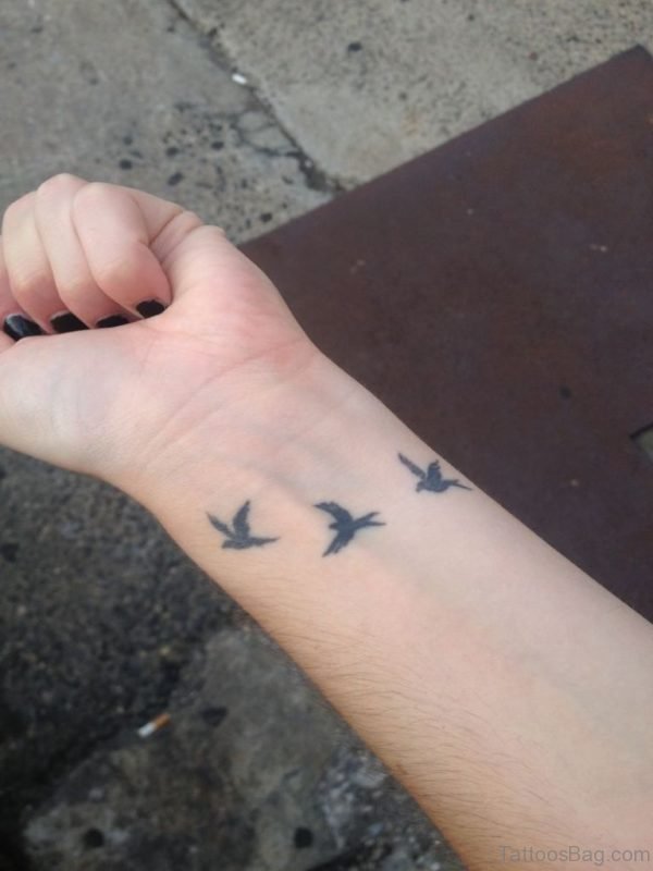 Black Birds Tattoo Design