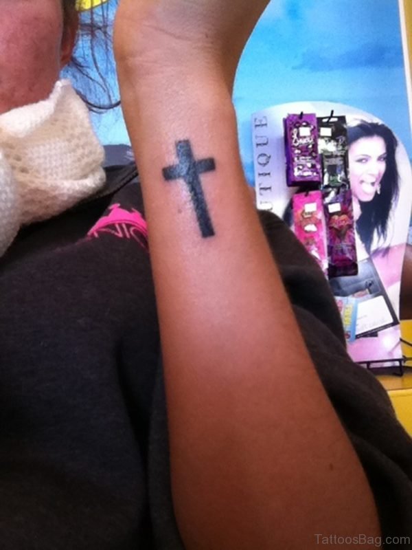 Black Cross Tattoo
