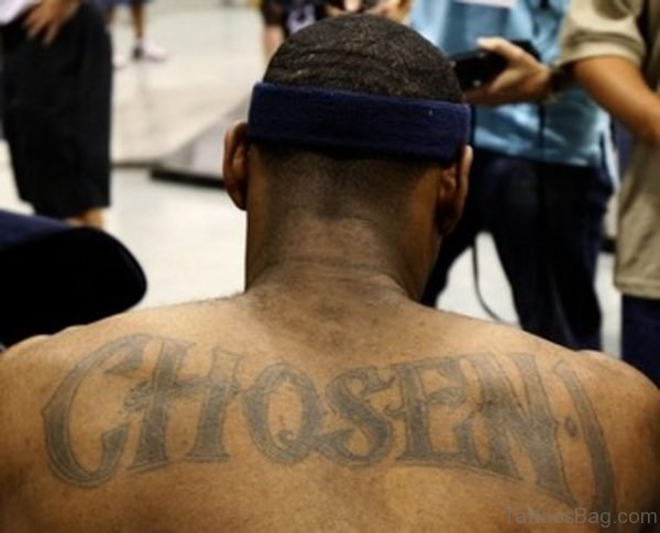 Black Ink Name Tattoo