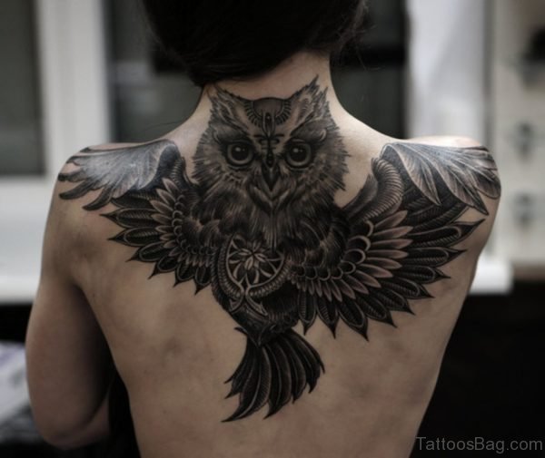 Black Owl Tattoo