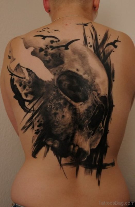 Black Skull Tattoo