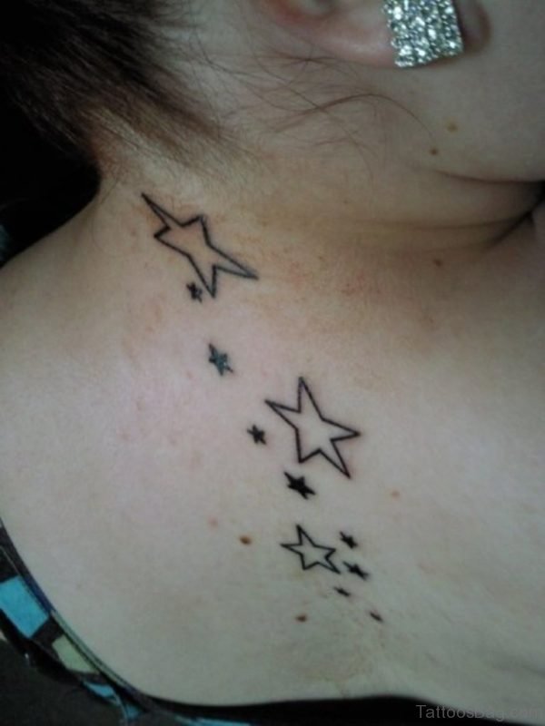 Black Stars Tattoo Design