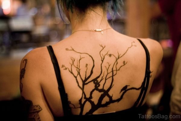 Black Tree Tattoo