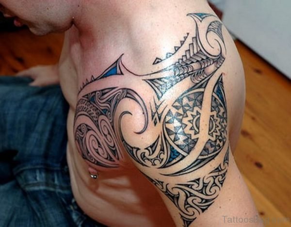 Black Tribal Tattoo For Men