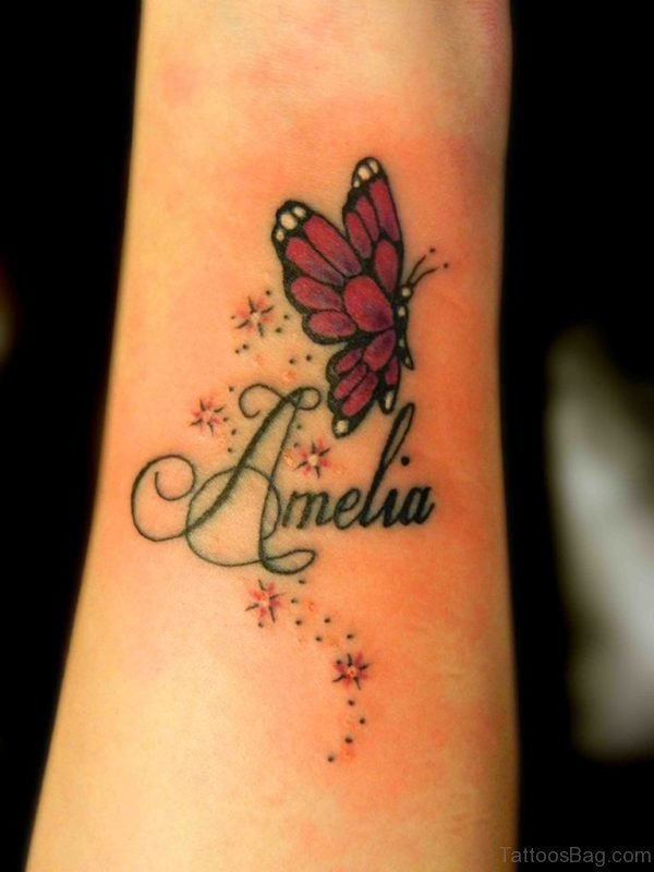 Butterfly Tattoo On Wrist