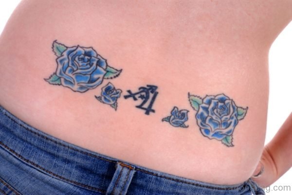 Blue Rose Tattoo
