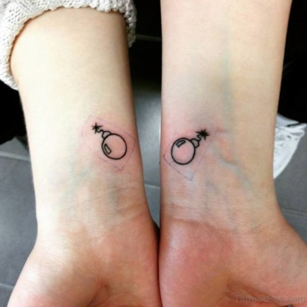 Bomb Tattoo On Wrist