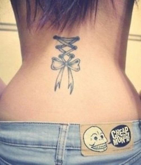 Small Bow Tattoo