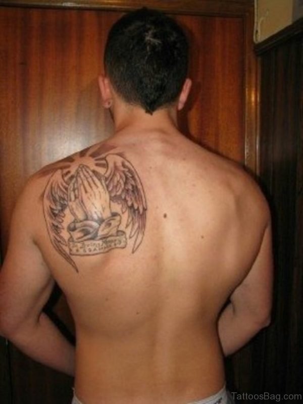 Brilliant Memorial Angel Tattoo