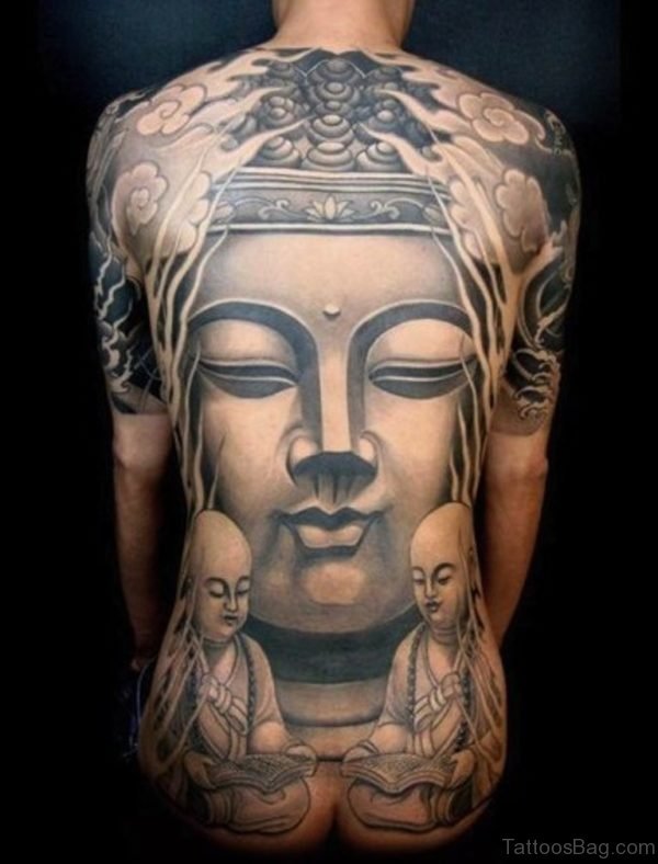 Buddha Tattoo On Full Back