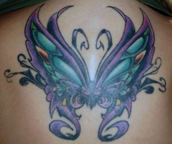 Stylish Butterfly Tattoo