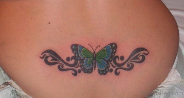 Butterfly Tattoo On Back