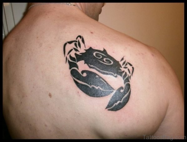Cancer Zodiac Crab Tattoo