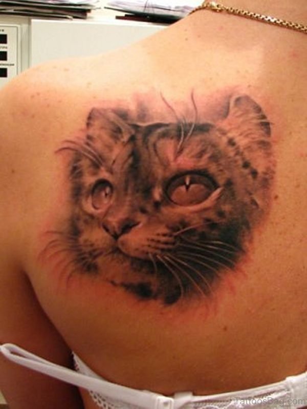 Cat Face Tattoo