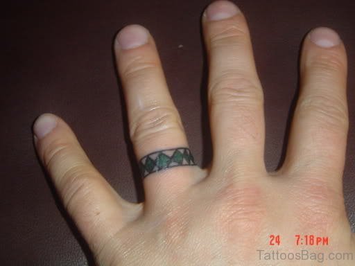 Celtic Knot Tattoo On Finger