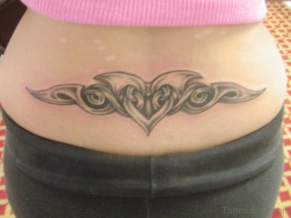 Celtic Tattoo On Lower Back