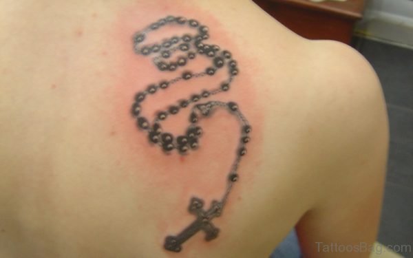 Chain And Cross Tattoo
