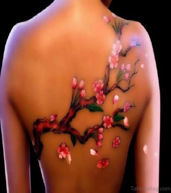 Cherry Blossom Flower Tattoo