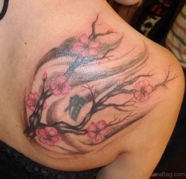 Cherry Blossom Tattoo Design