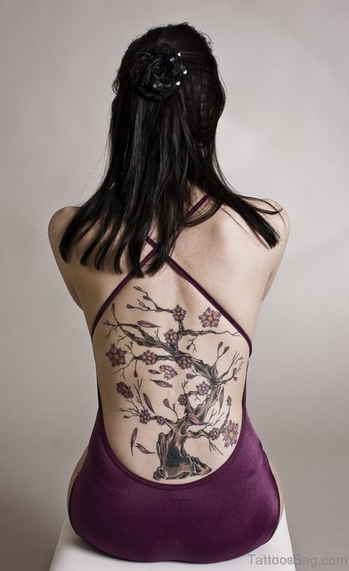 Cherry Blossom Tree Tattoo