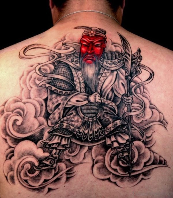 Chinese Warrior Tattoo