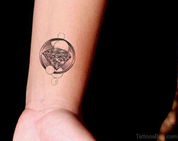 Circle Diamond Tattoo
