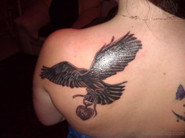 Classic Crow Tattoo