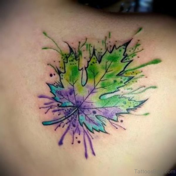 Classic Leaf Tattoo