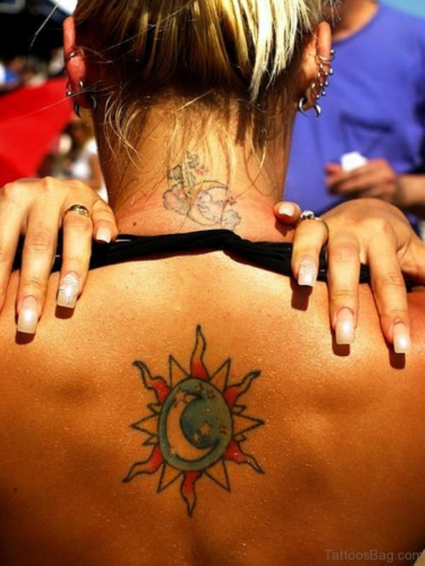 Classic Moon Tattoo