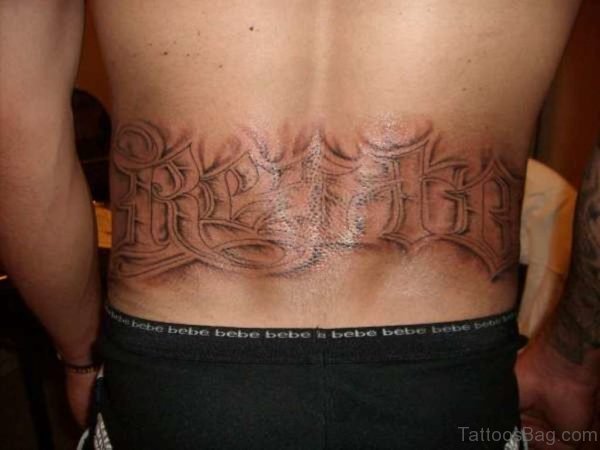 Classic Name Tattoo