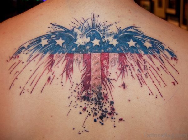 Clever American Eagle Tattoo Design