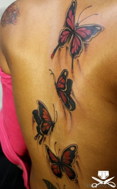 Butterfly Tattoo On Back