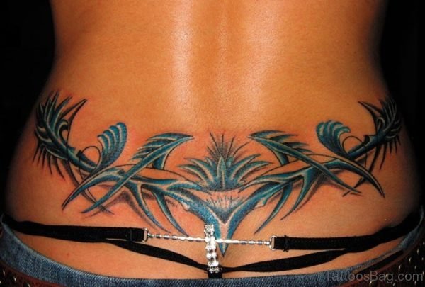 Colored Tribal Tattoo