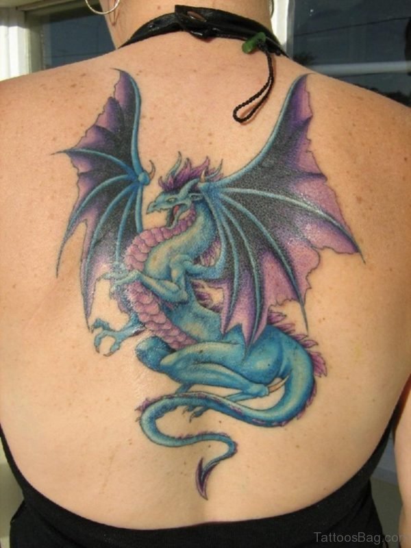 Dragon Tattoo On Back