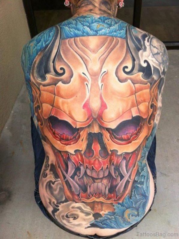 Colorful Skull Tattoo