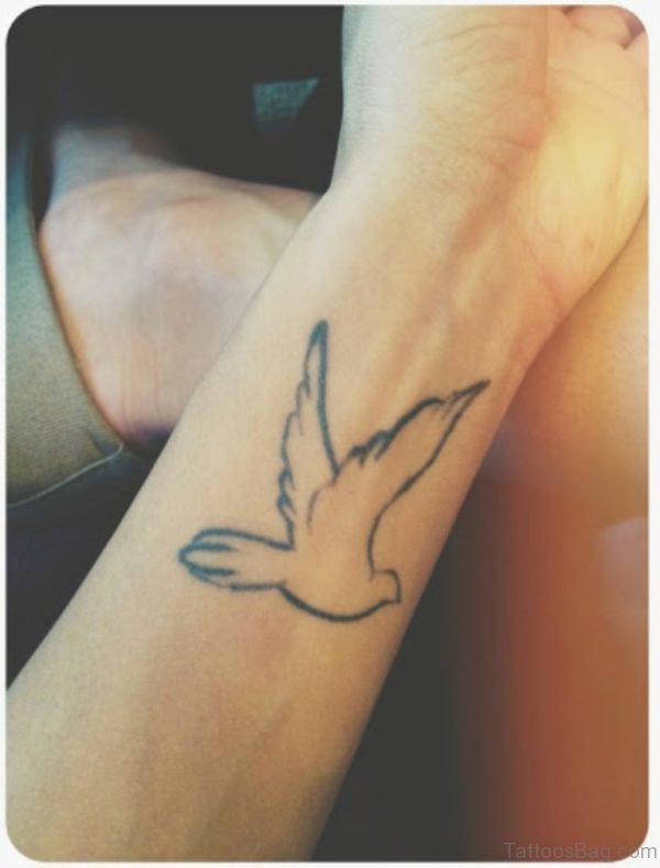 Cool Dove Tattoo