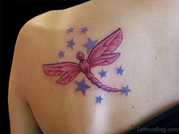 Cool Dragonfly Tattoo Design