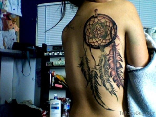 Cool Dreamcatcher Tattoo Design