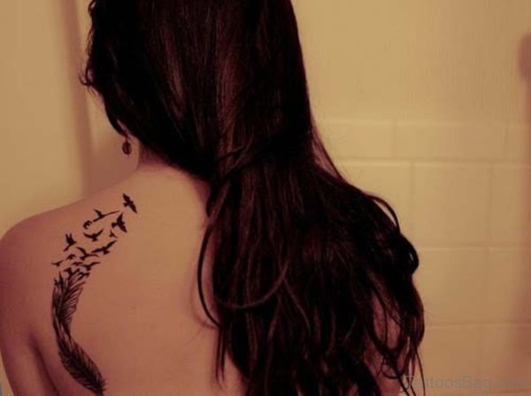 Cool Feather Tattoo