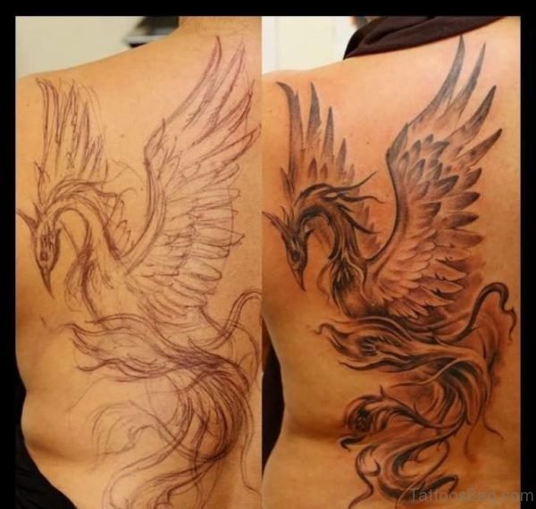 Cool Phoenix Tattoo