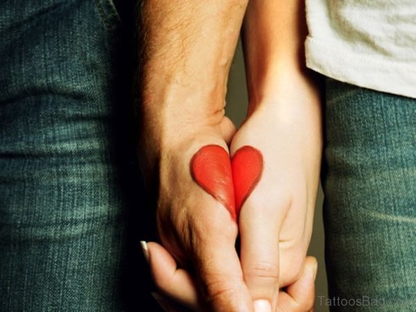 Couple Heart Tattoo