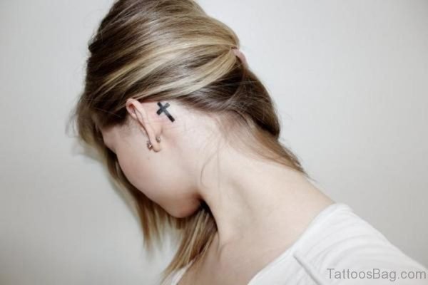 Cross Tattoo For Woman