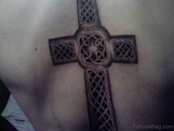 Cross Tattoo On Back