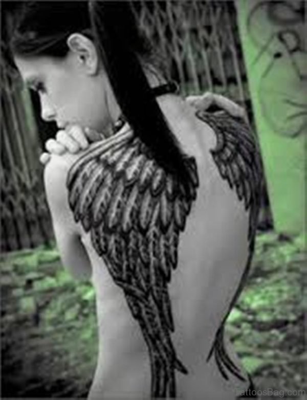 Cross Wings Tattoo