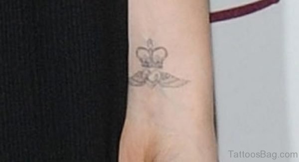Crown And Wings Tattoo