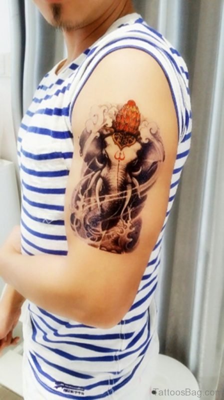Cute Elephant Tattoo