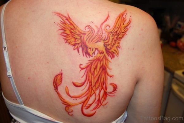 Cute Phoenix Tattoo Design