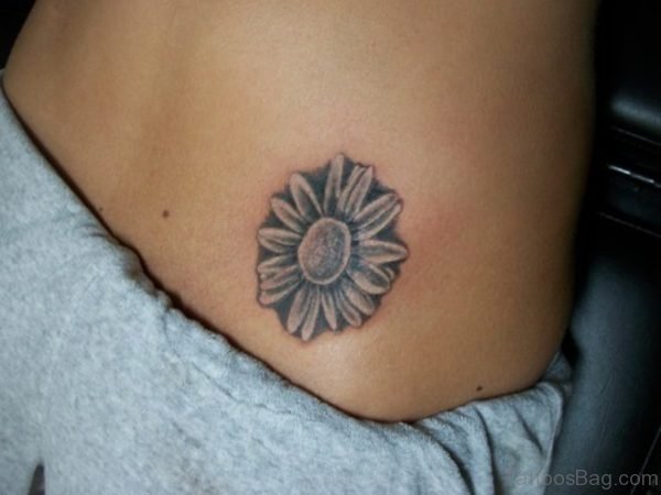 Daisy Tattoo On Waist